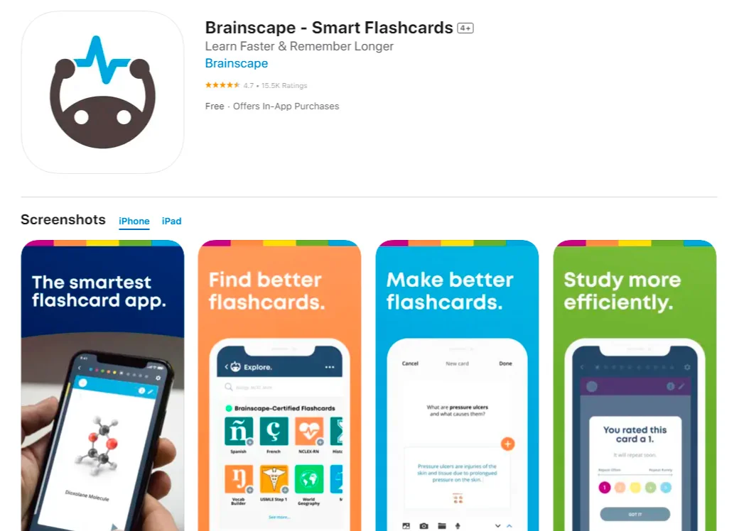 приложения для изучения испанского brainscape