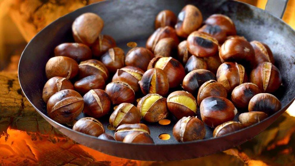 castanas asadas испанский десерт