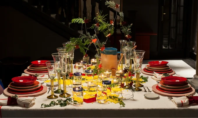 новогодний стол испания